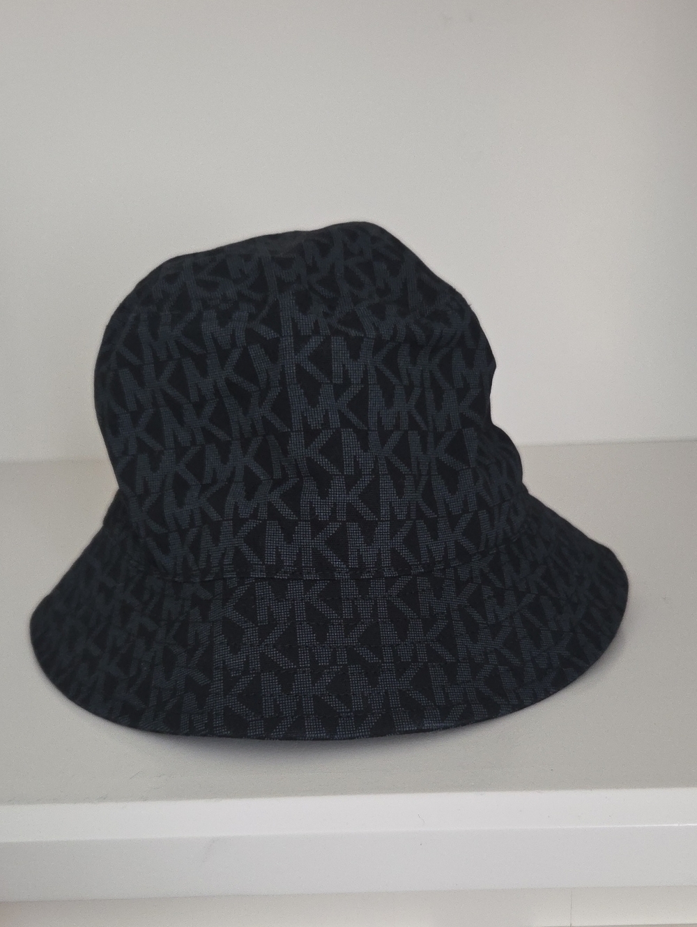 Michael Kors Black MK Logo Bucket Hat
